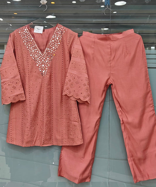 Mirror dobby cotton co ord