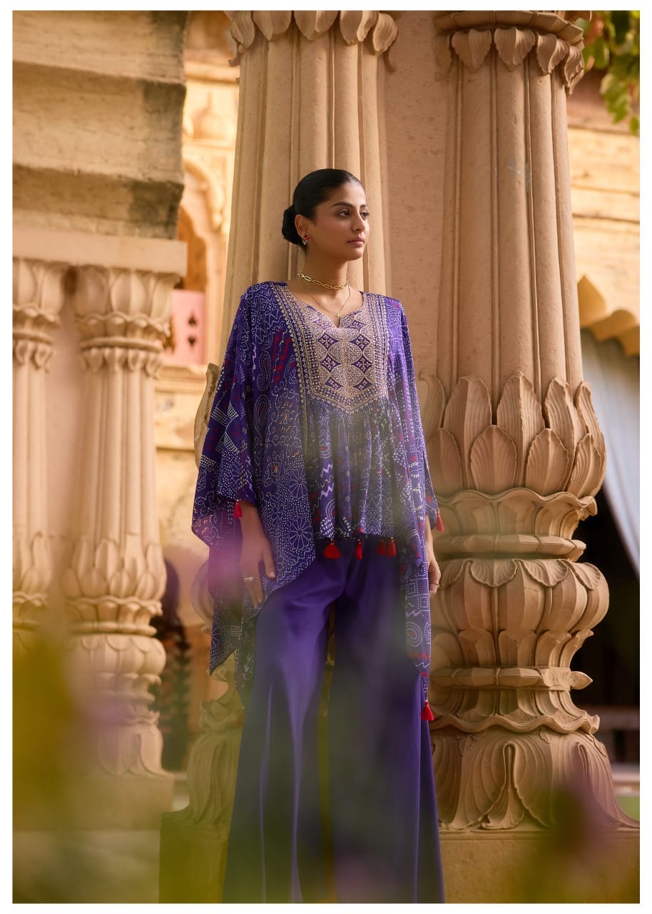 Royal Purple Suhana kaftan Set