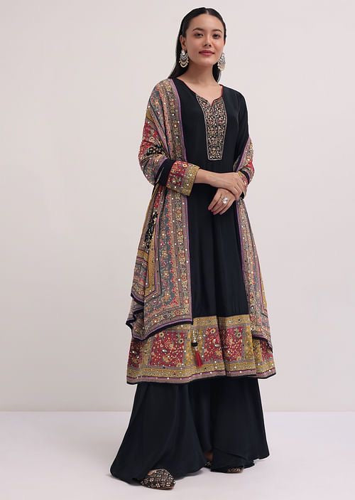 Black royal Anarkali
