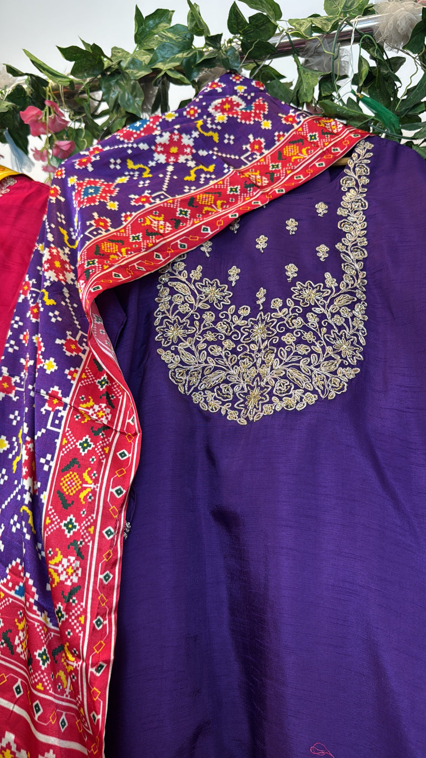 Patola gajji silk suit