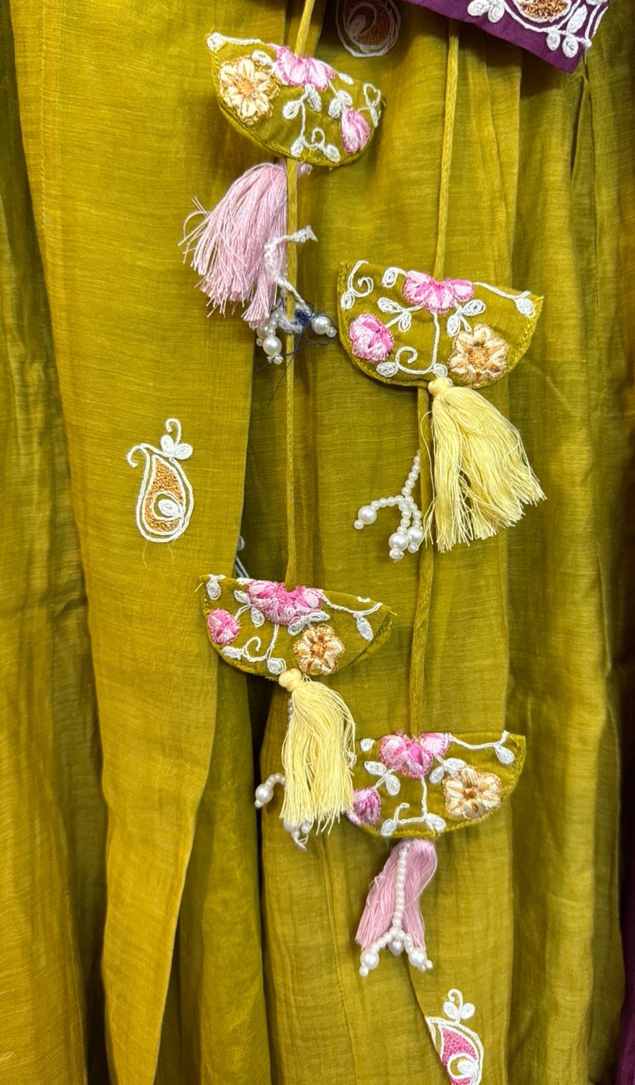 Embroidery angrakha mul chandari