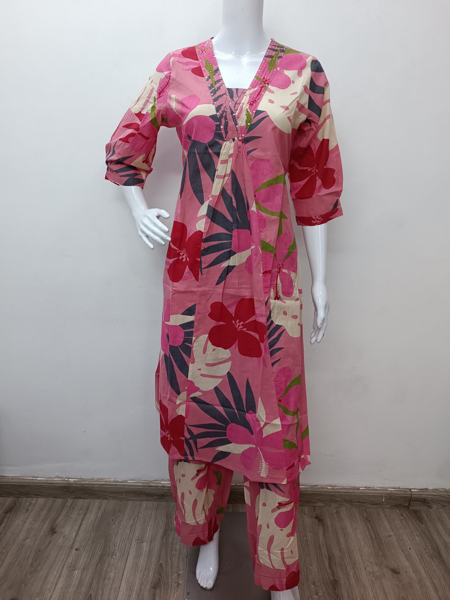 Floral Indian cotton co ord