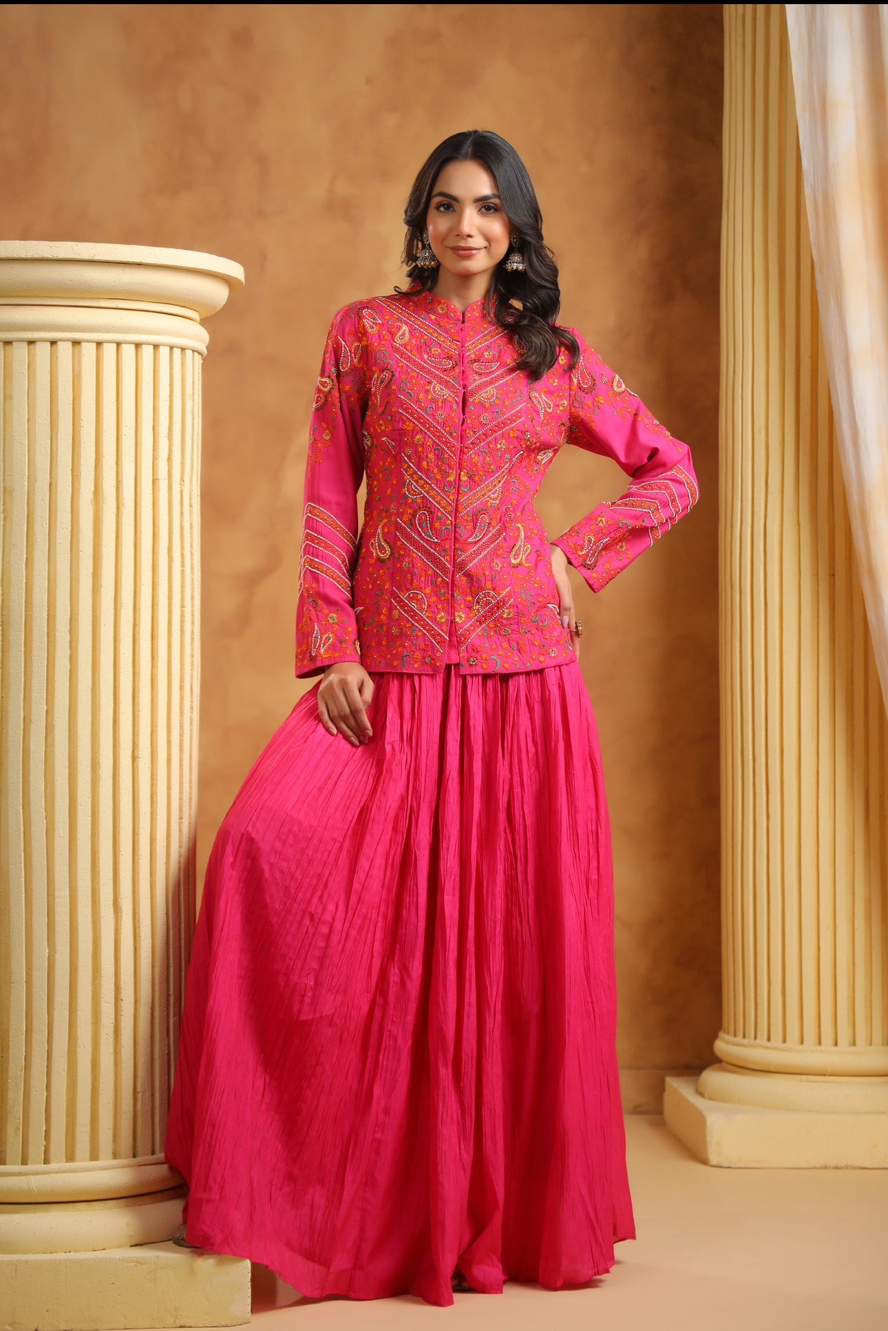 Nizar Pink Lehanga