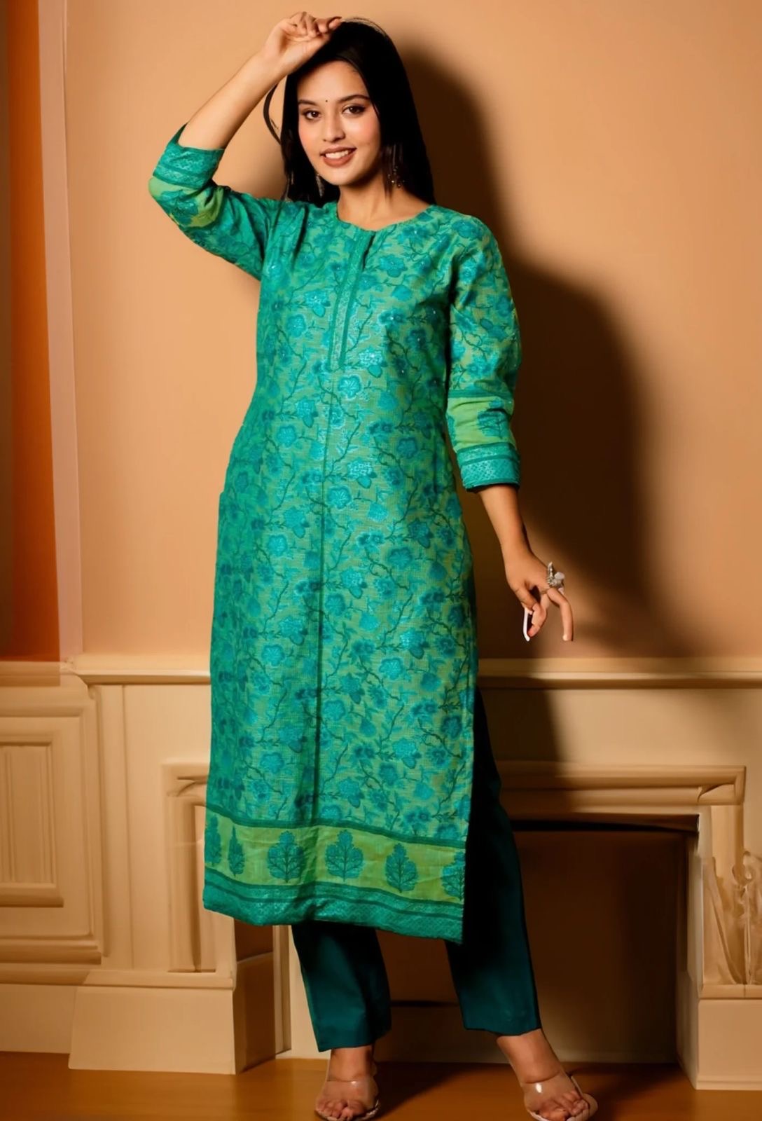 South cotton kurta pant