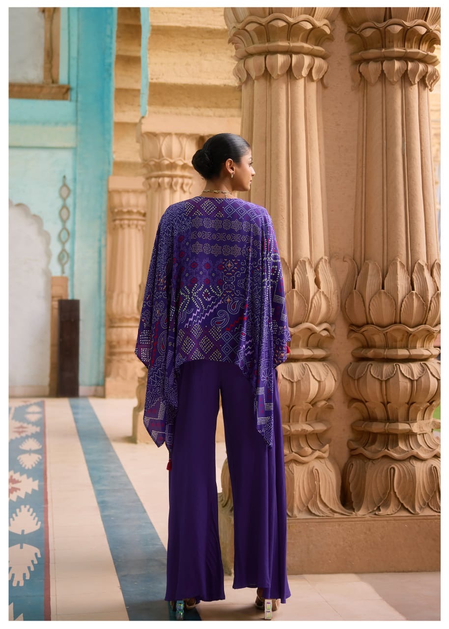 Royal Purple Suhana kaftan Set