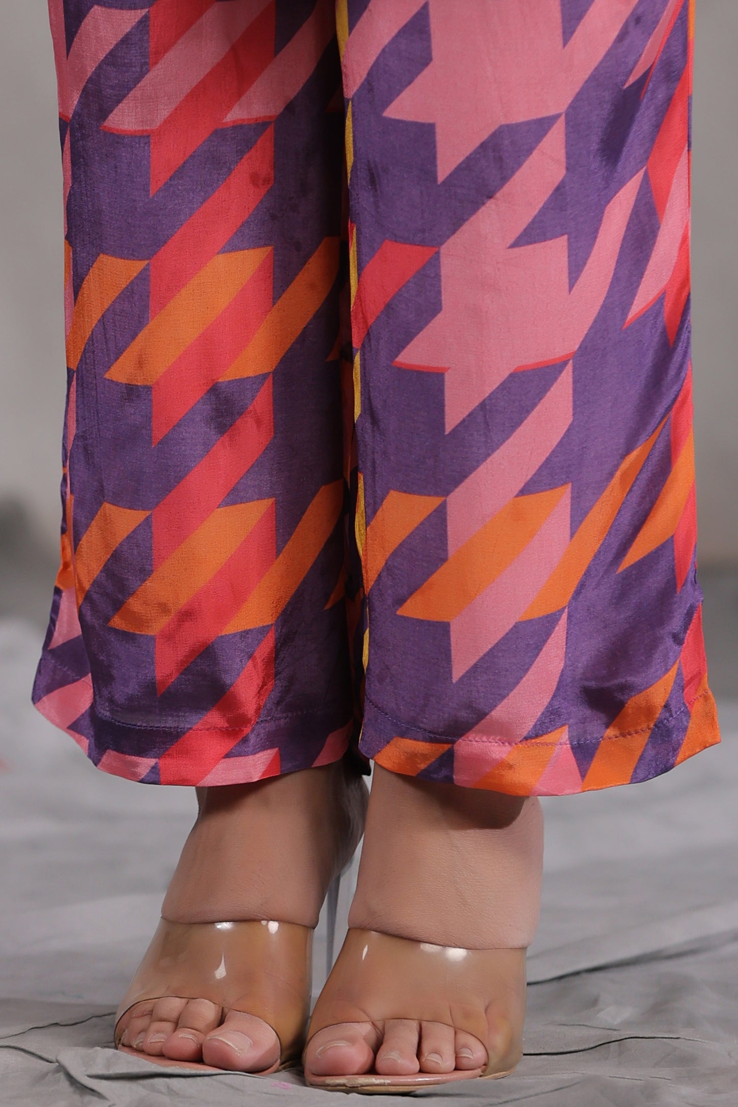 Crepe purple co ord set