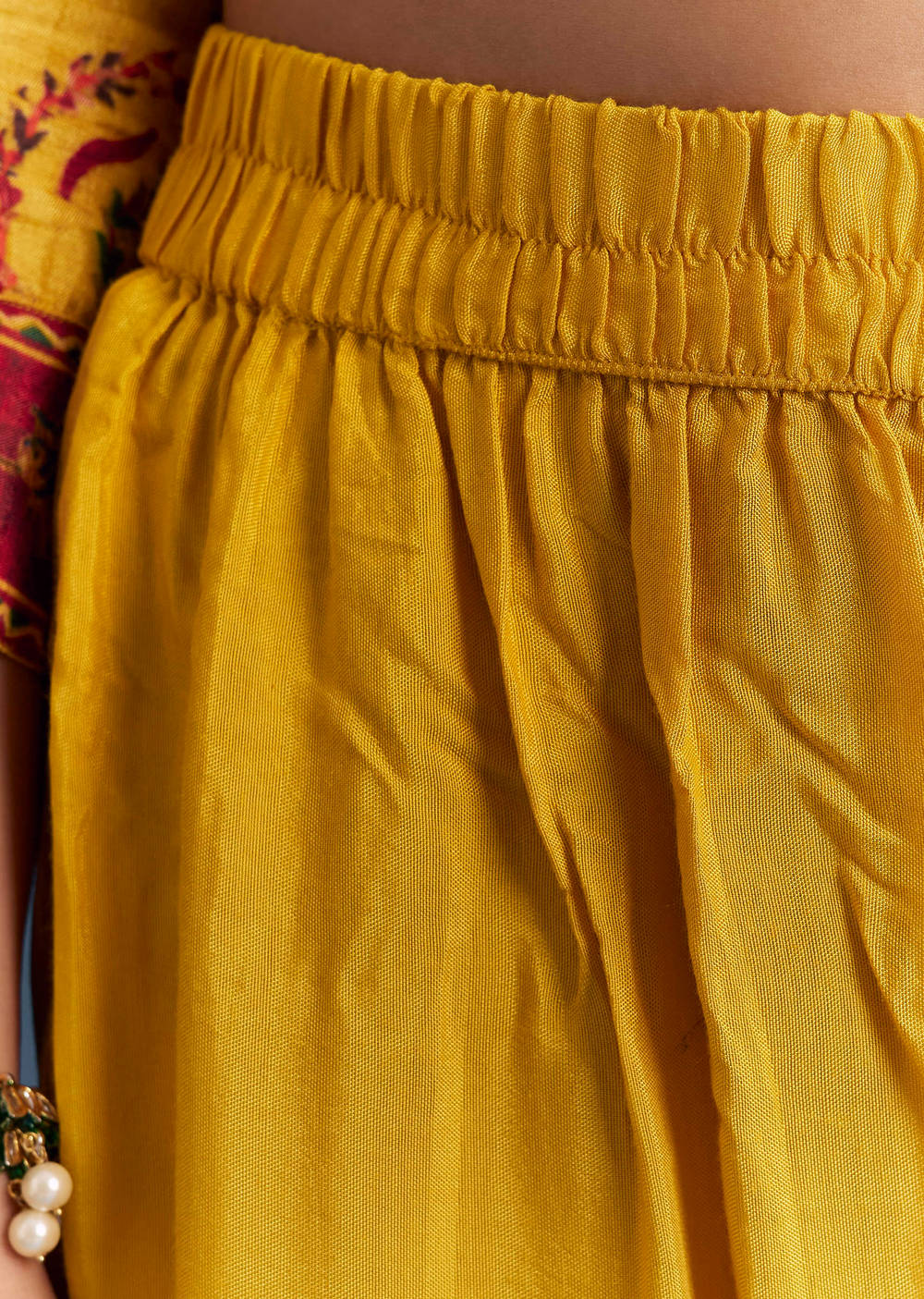 Premium raw silk Anarkali with chiffon Dupatta