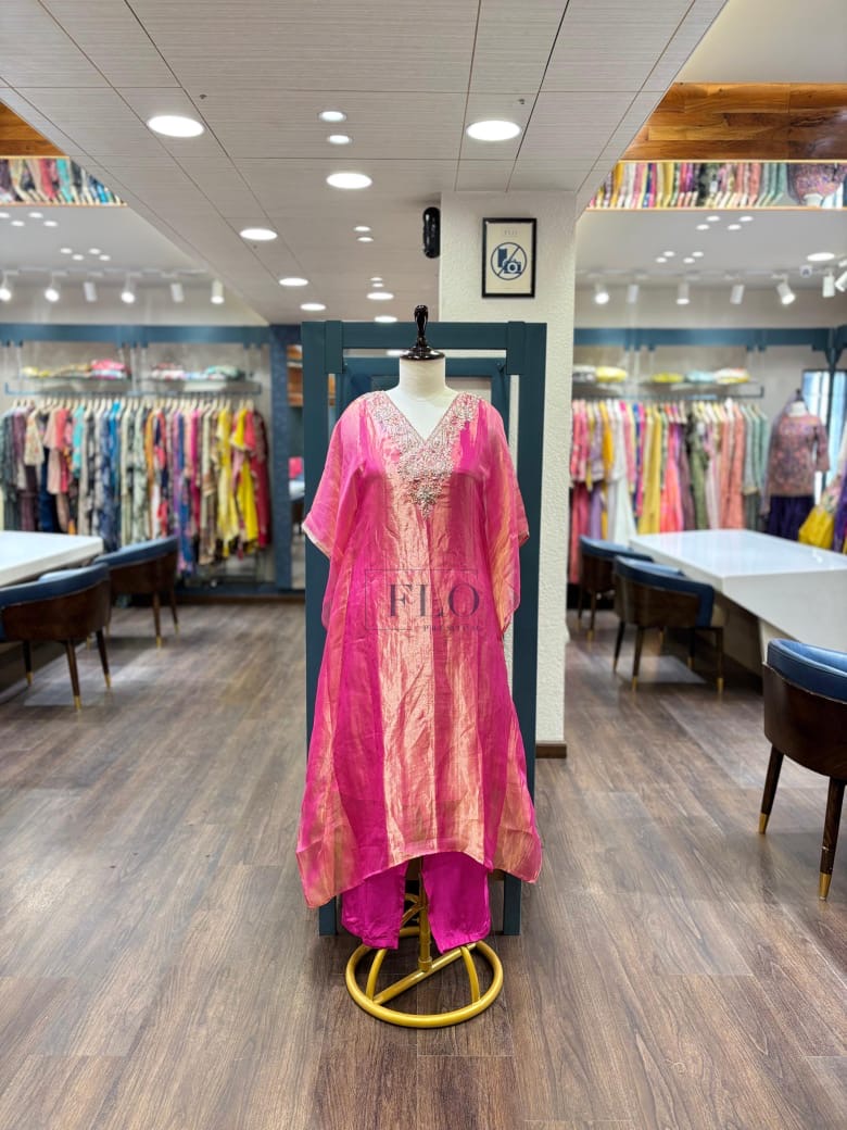 Designer tissue kaftan