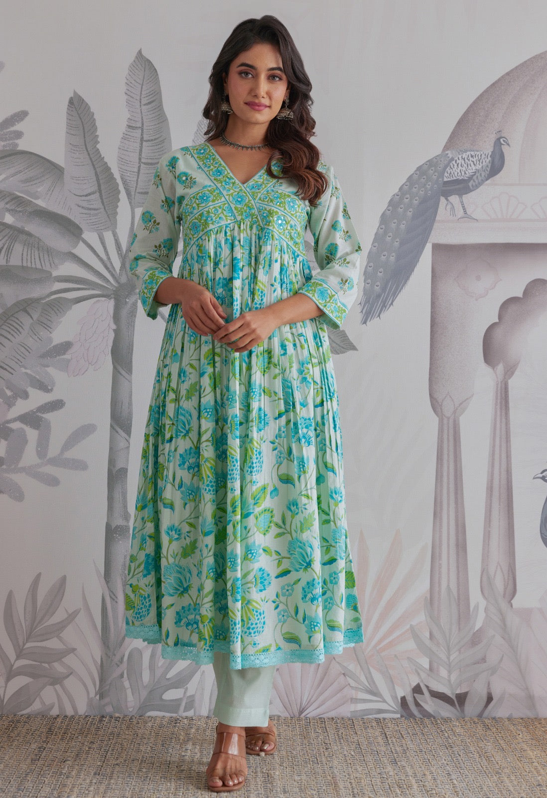 Alia cotton Anarkali