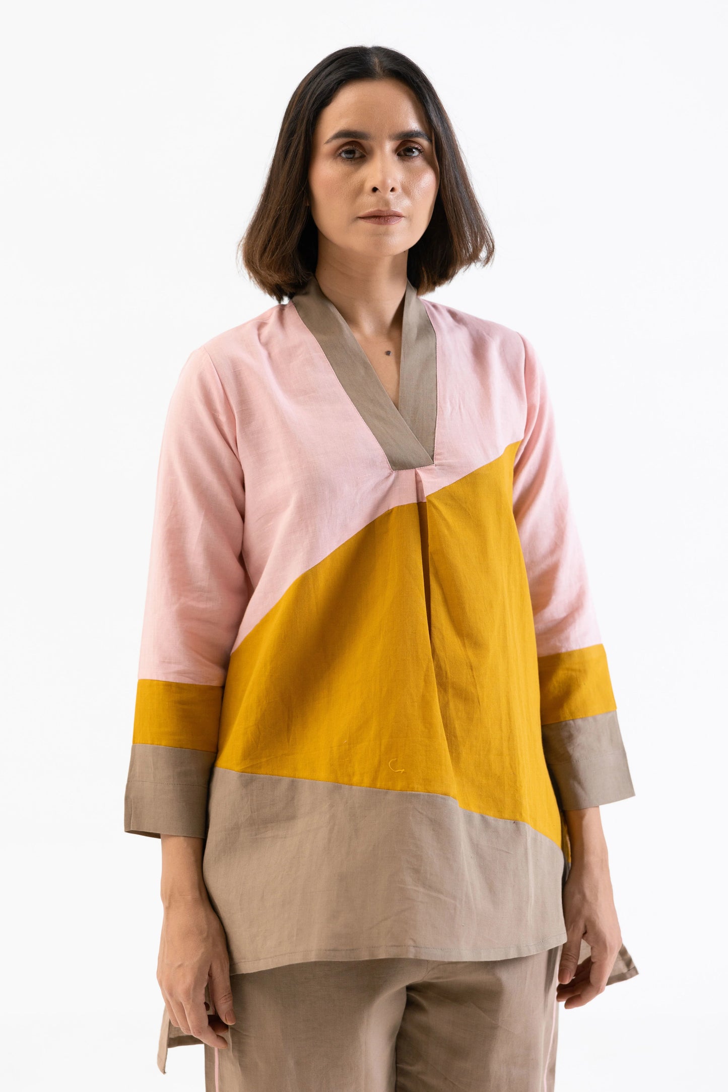 Linen cotton Co-Ord Set in Colour