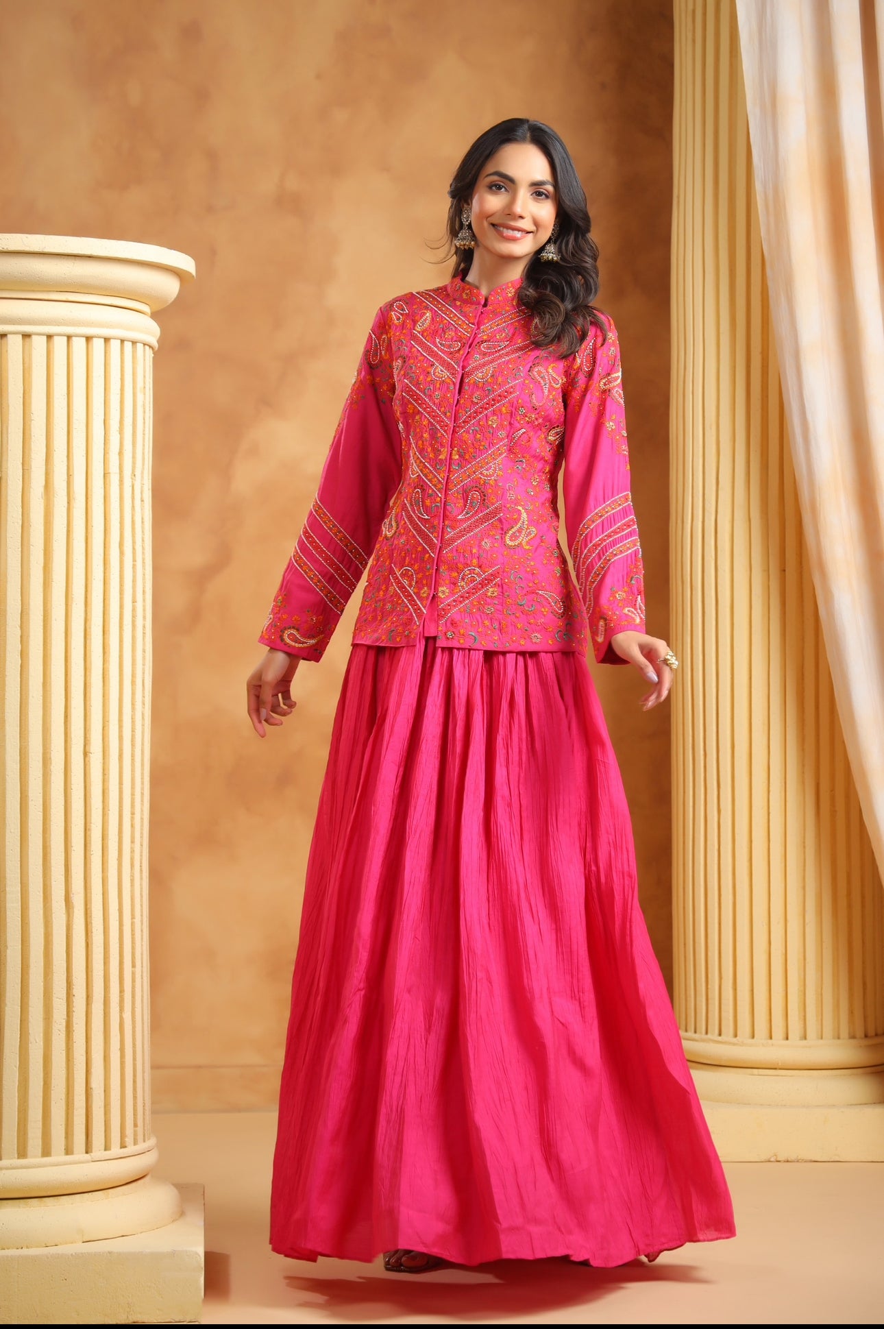 Nizar Pink Lehanga