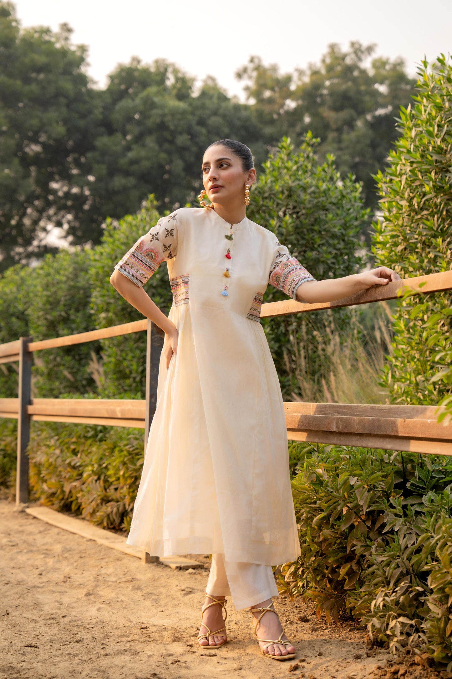 Preety cotton Aline kurta pant