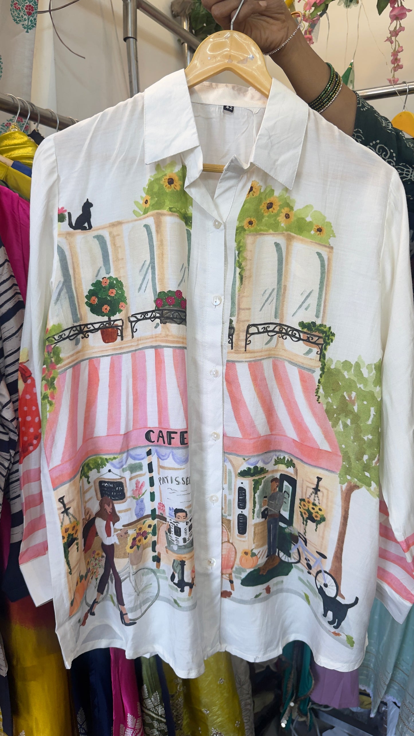 Cafe London muslin shirt