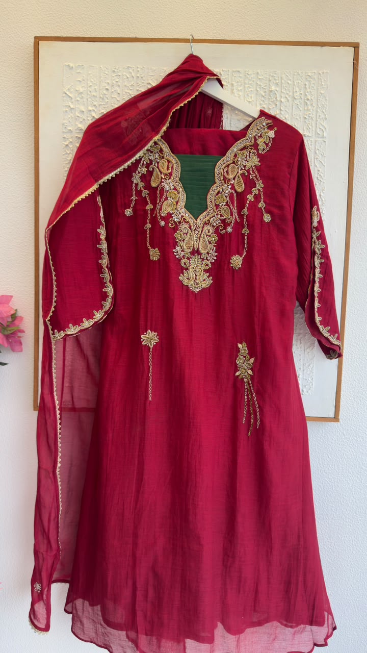 Rakhi edit mul chandari suit
