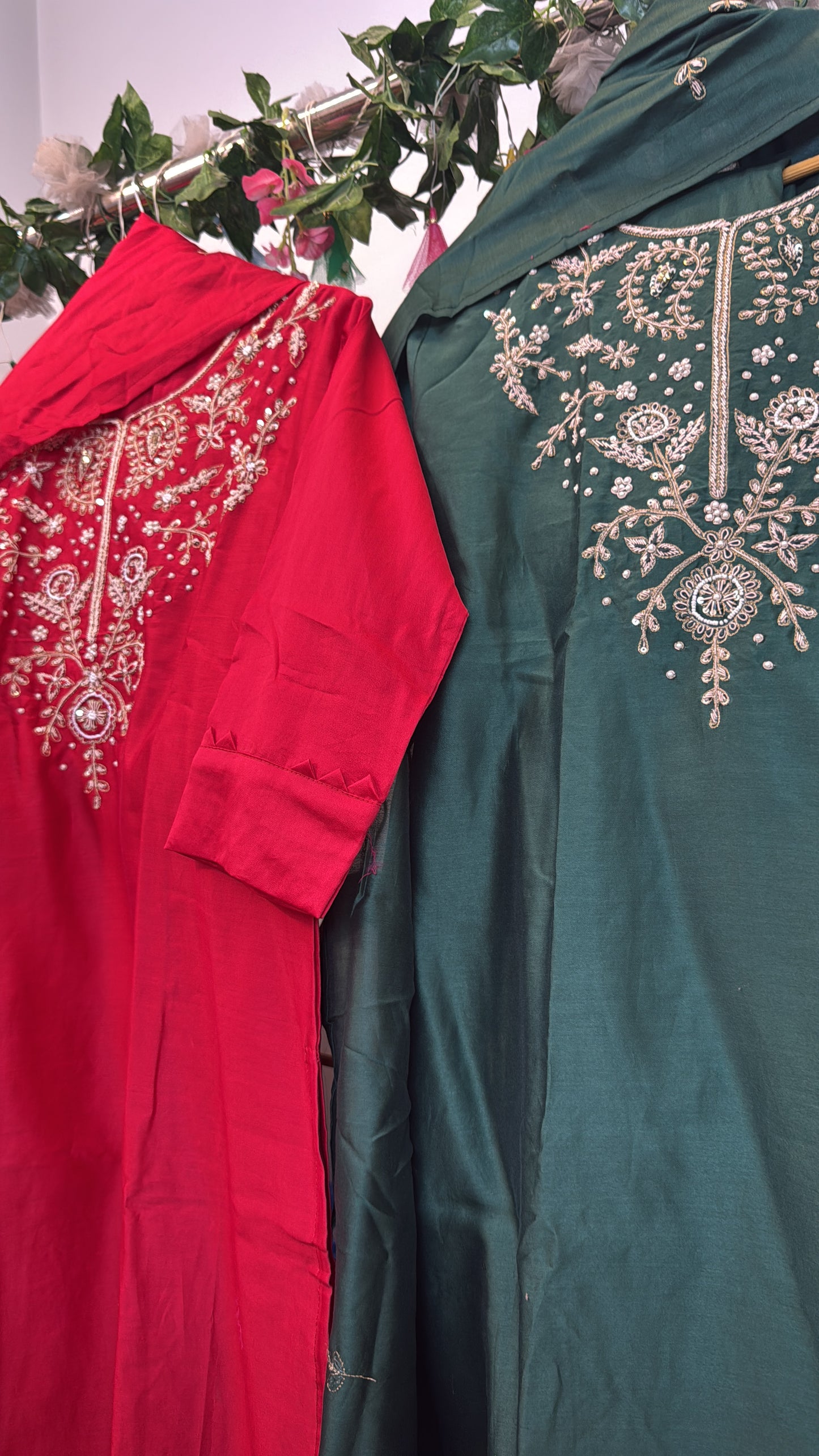 Chandari premium silk suit