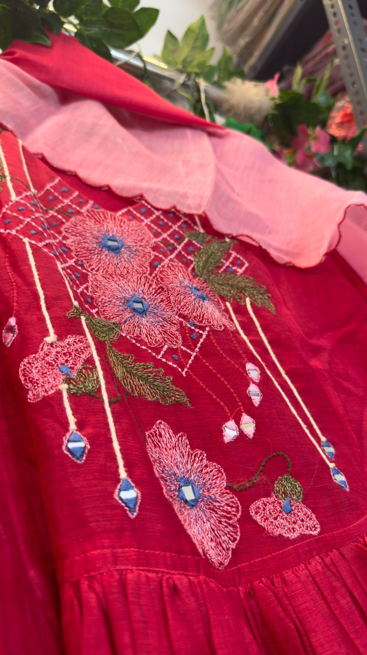 Mul chandari ombré duppatta