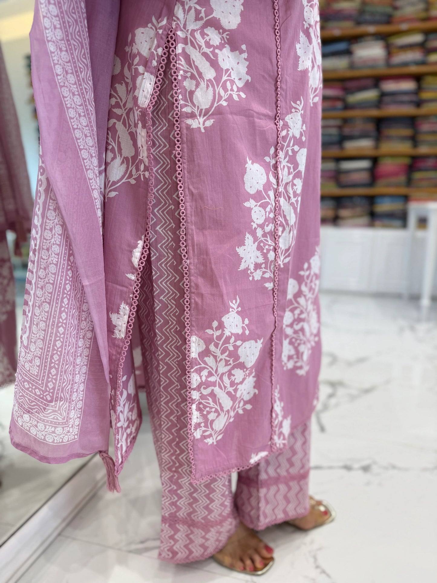 Nude pink Smarty cotton suit