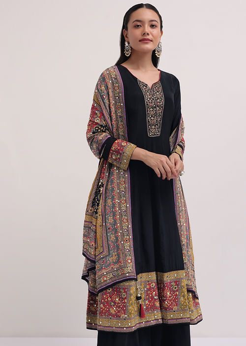 Black royal Anarkali
