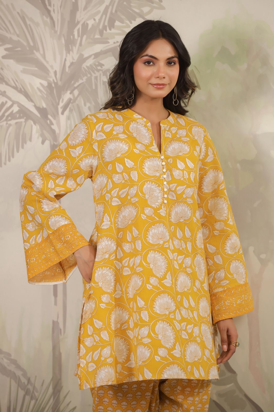 Comforty hand block cotton co ord