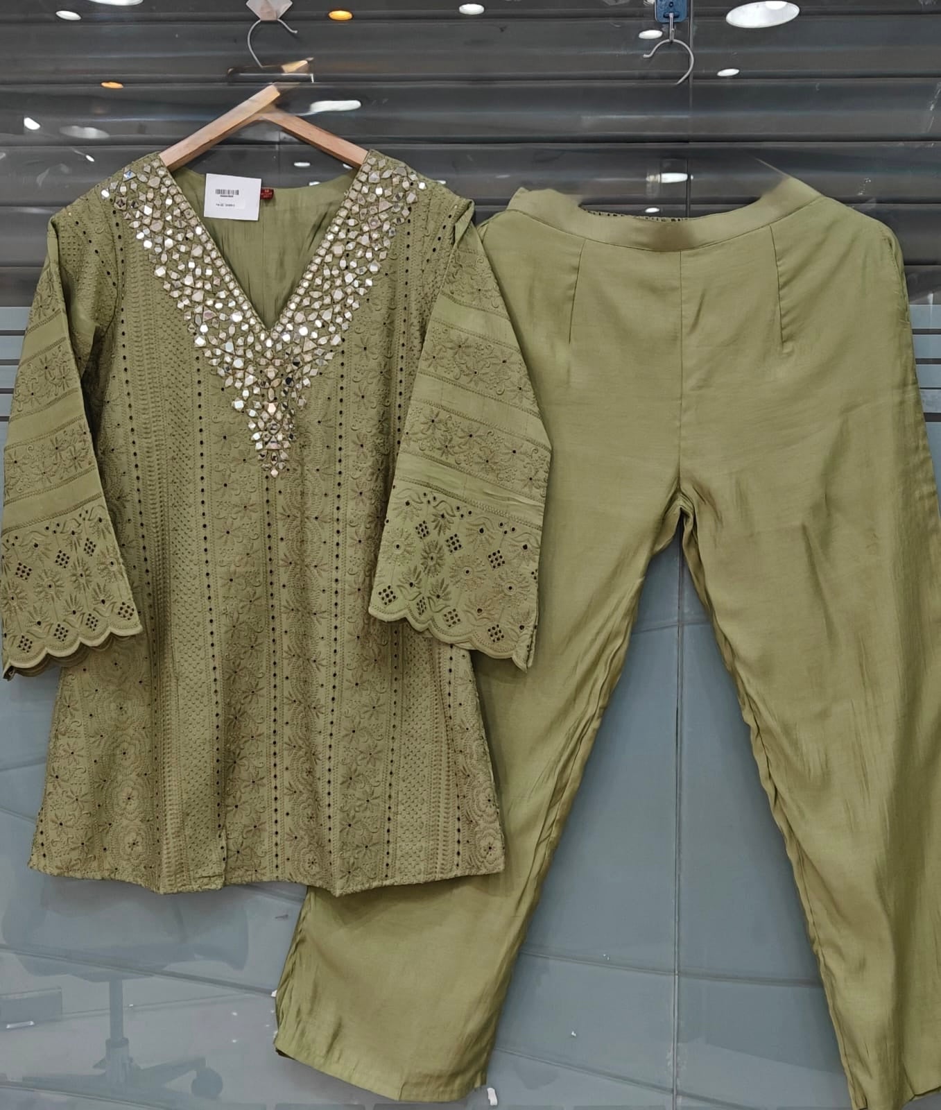Mirror dobby cotton co ord