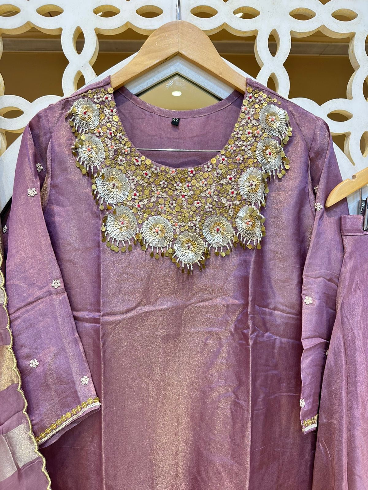 Metal purple divider set