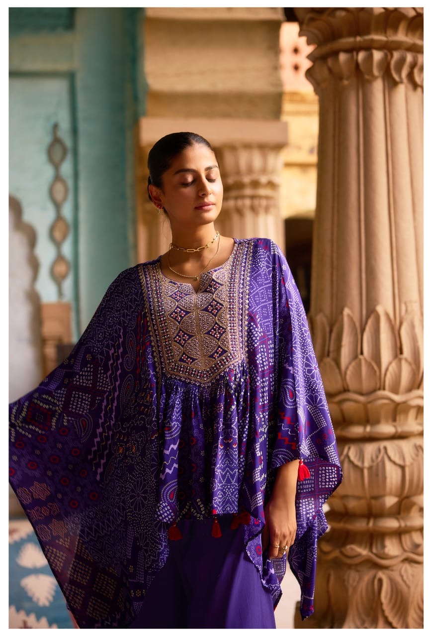 Royal Purple Suhana kaftan Set