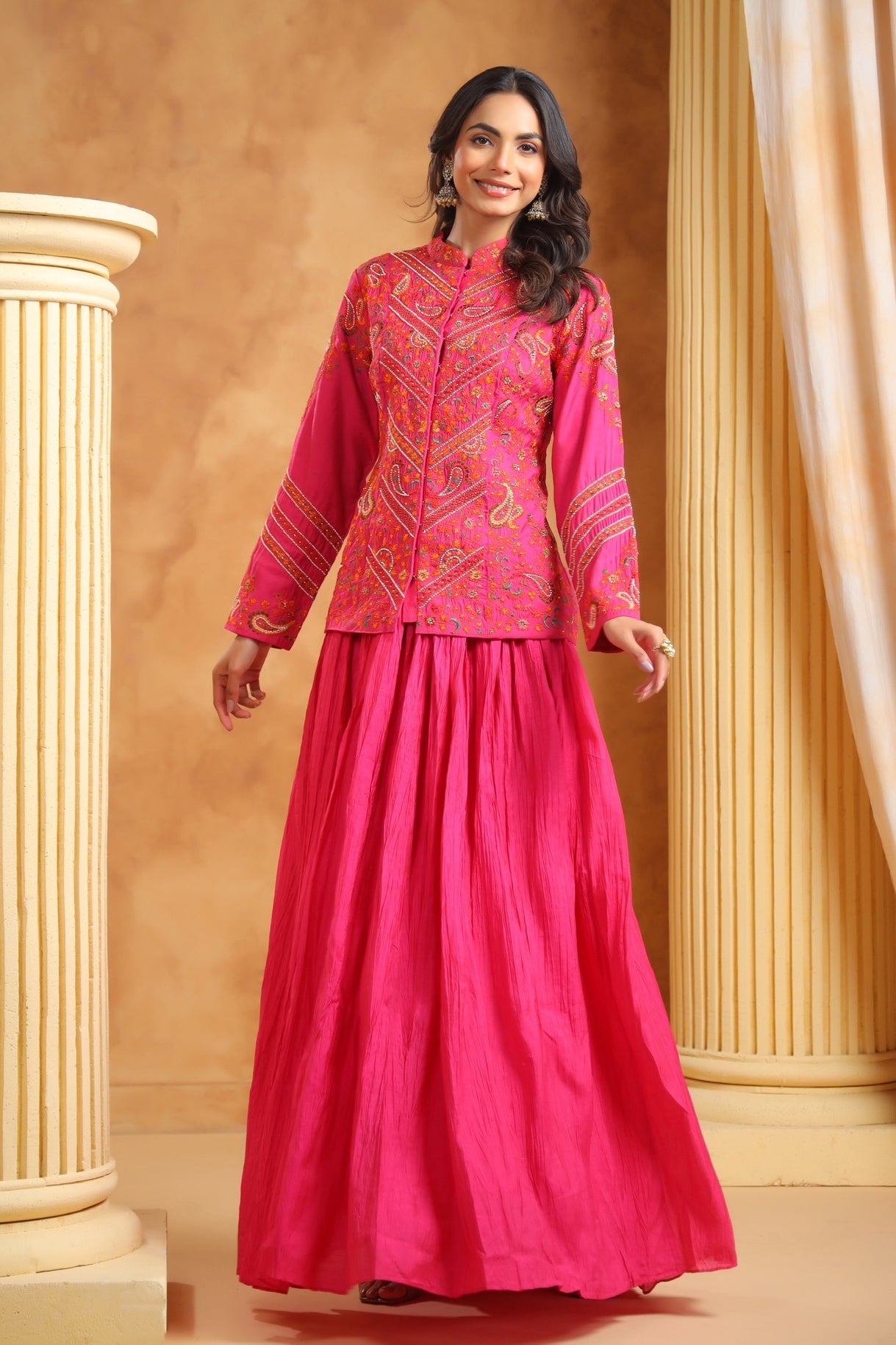 Nizar Pink Lehanga