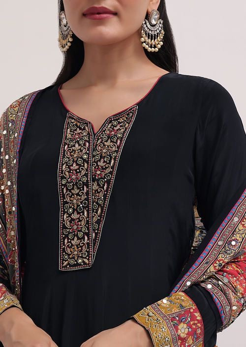 Black royal Anarkali