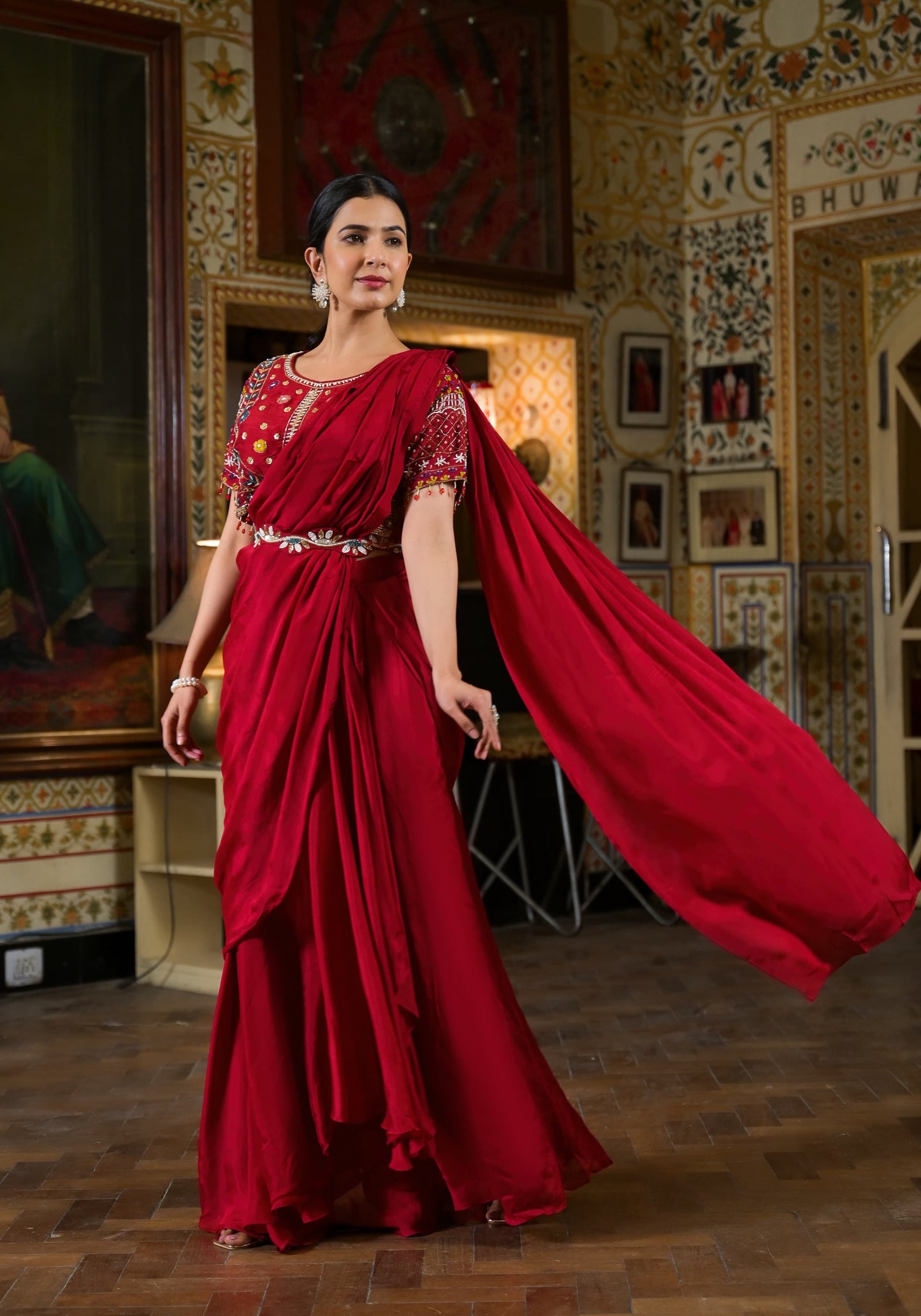 Drape saree