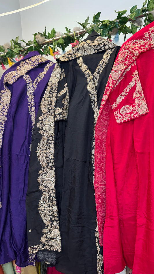 Heavy silk angrakha