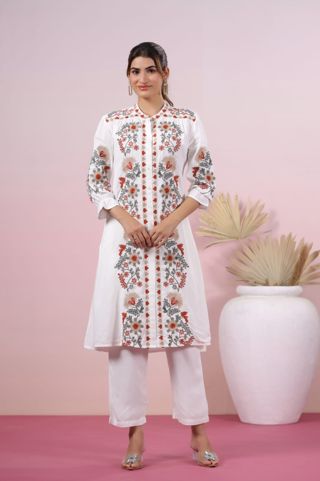 Kashmiri embroidery co ord