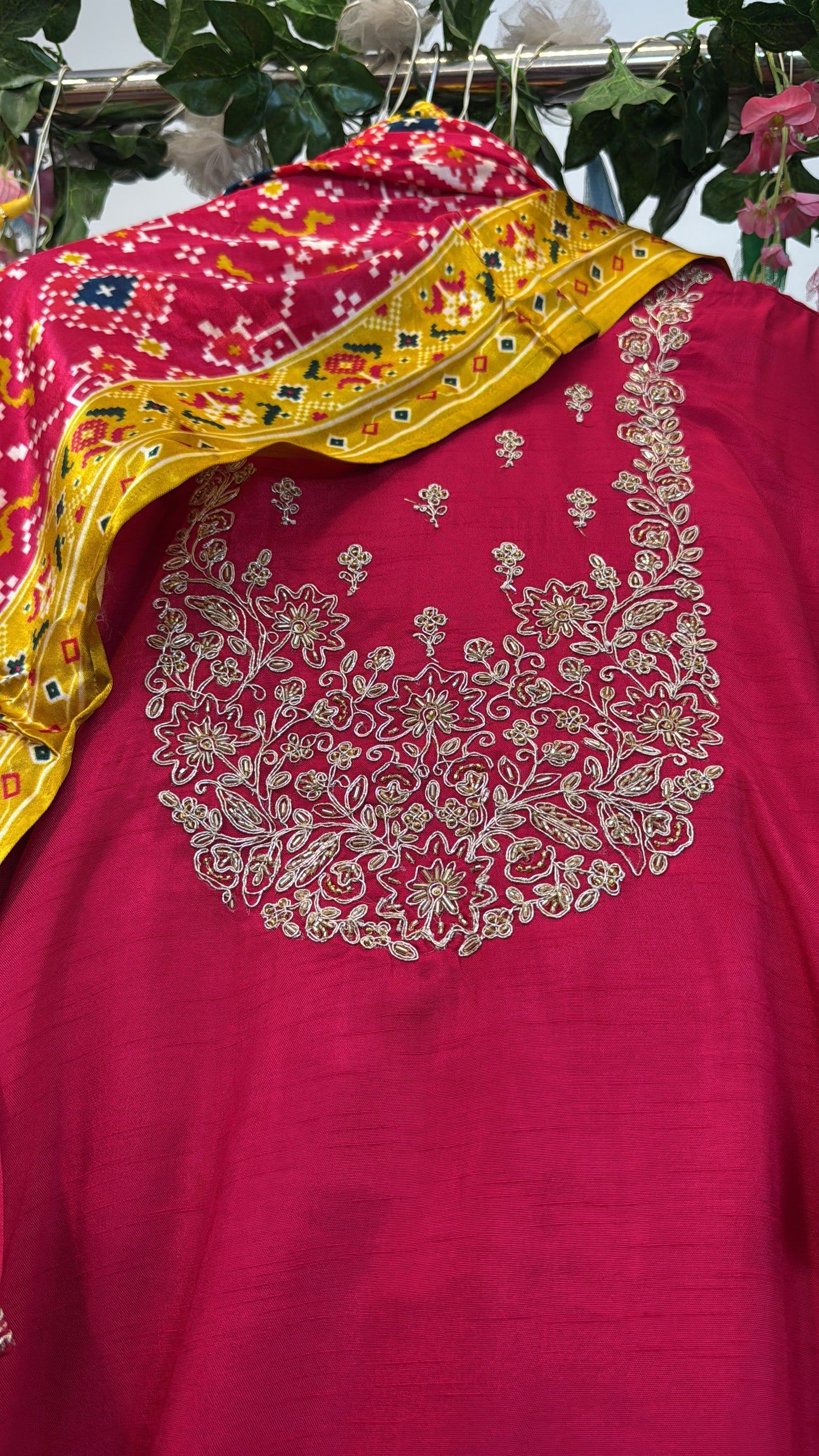 Patola gajji silk suit
