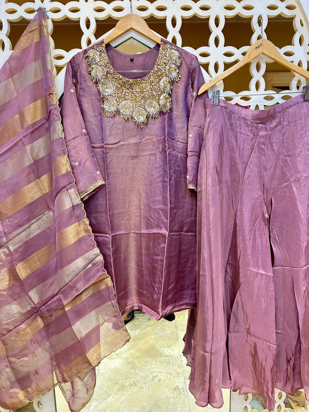 Metal purple divider set