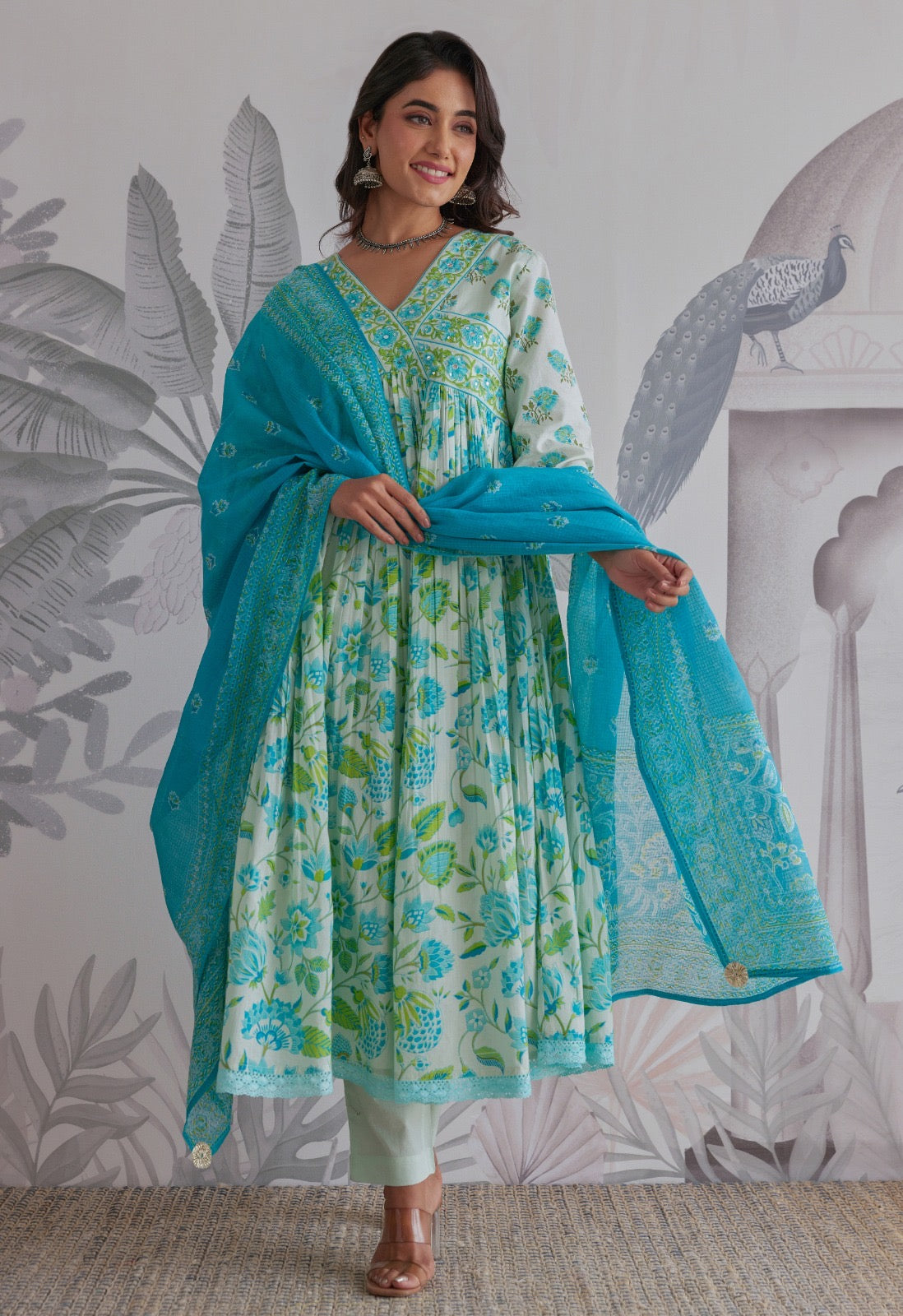 Alia cotton Anarkali