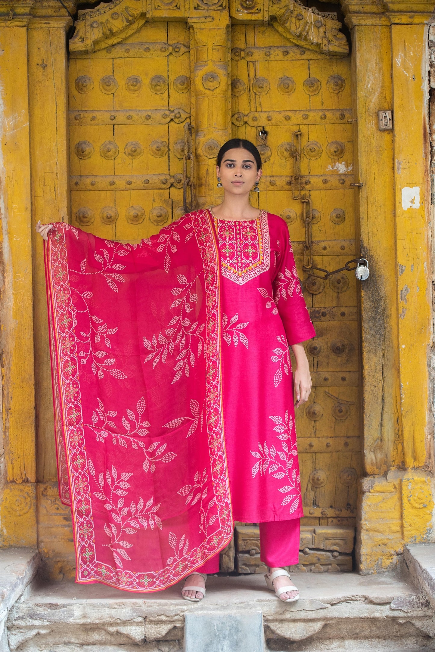Fussy Russian silk suit