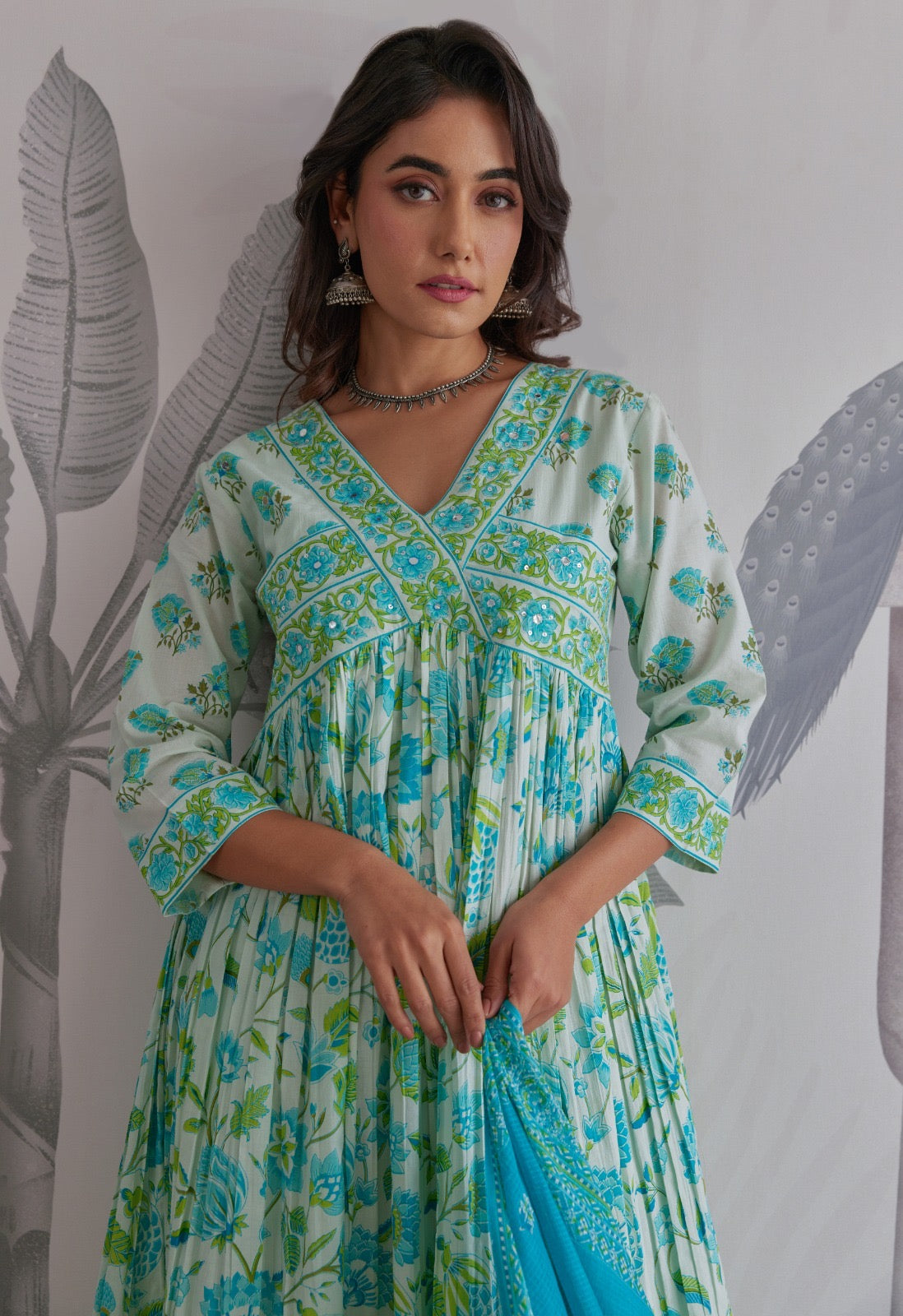 Alia cotton Anarkali