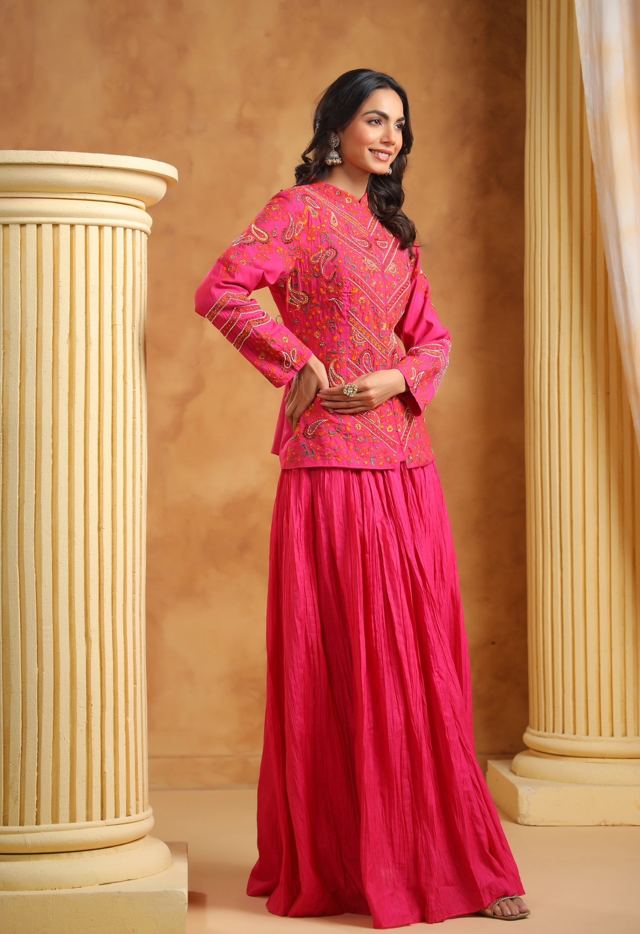 Nizar Pink Lehanga