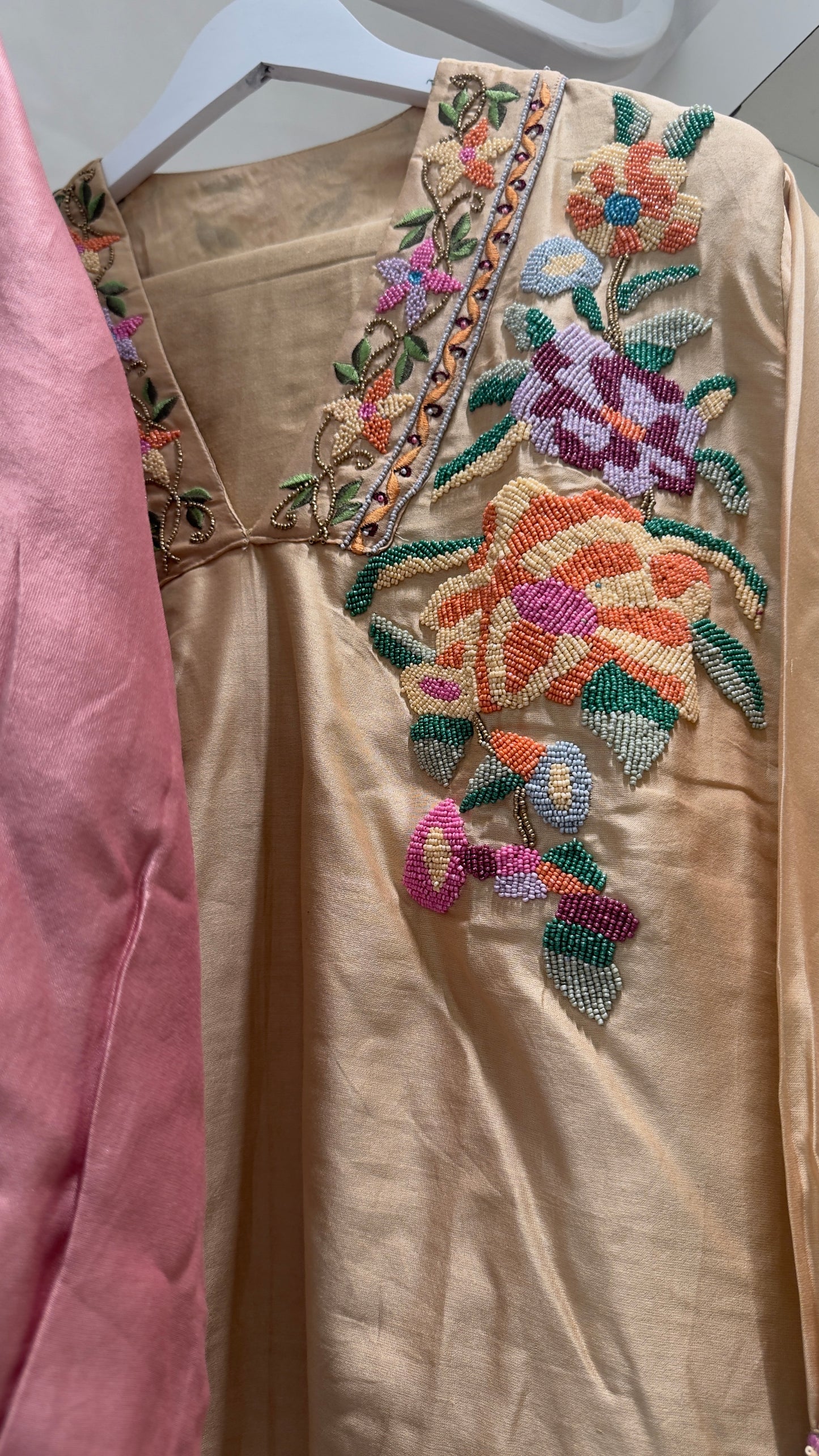 African chandari silk co ord set