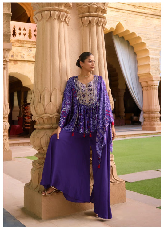 Royal Purple Suhana kaftan Set