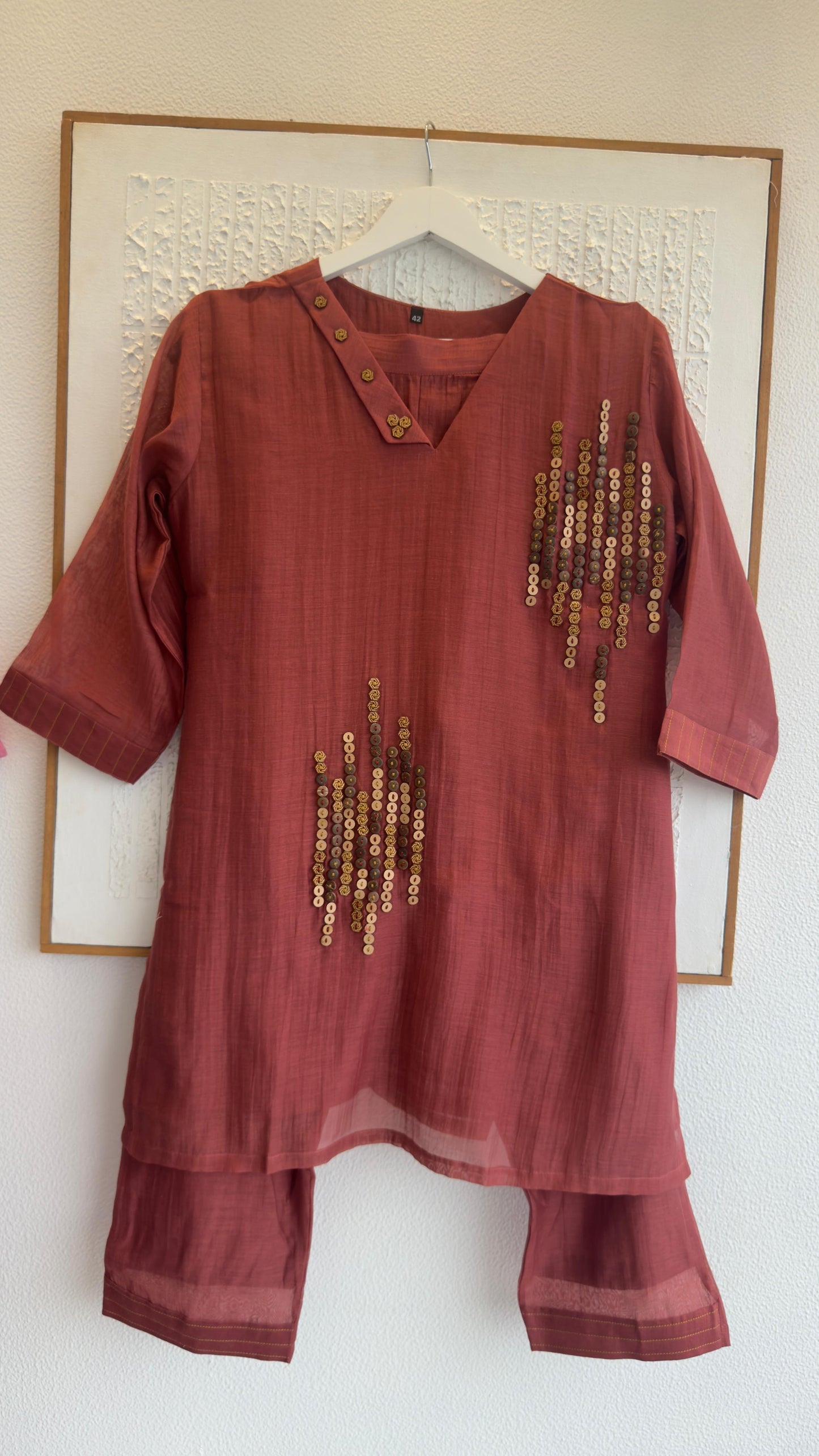 Brick mul chandari co ord set