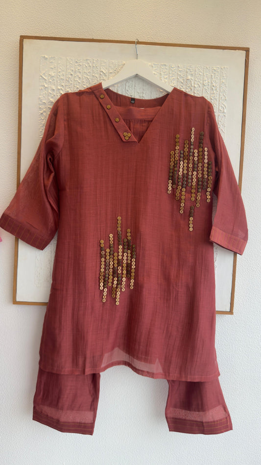 Brick mul chandari co ord set