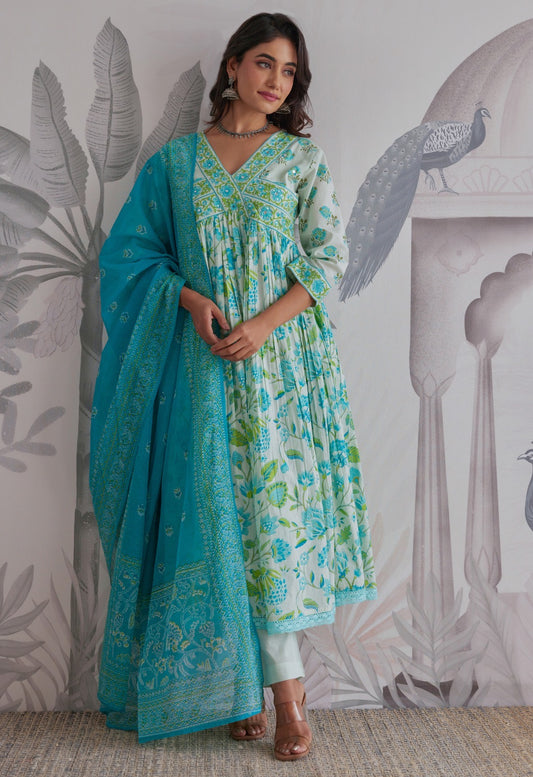 Alia cotton Anarkali