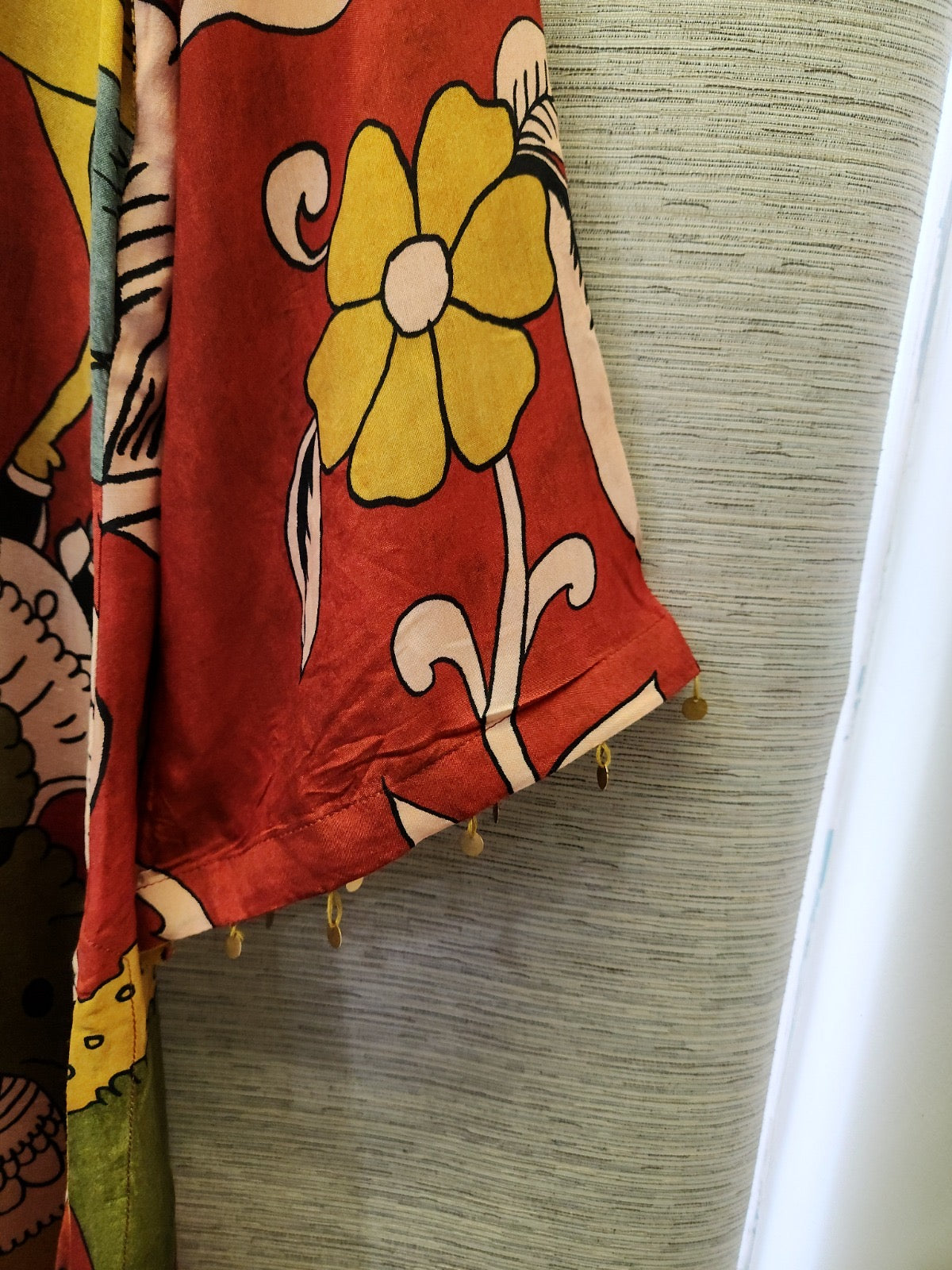 Marron chitra Kamkari model kurta pant set