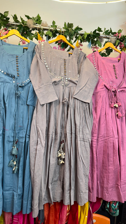 Real mirror cotton kurta pant