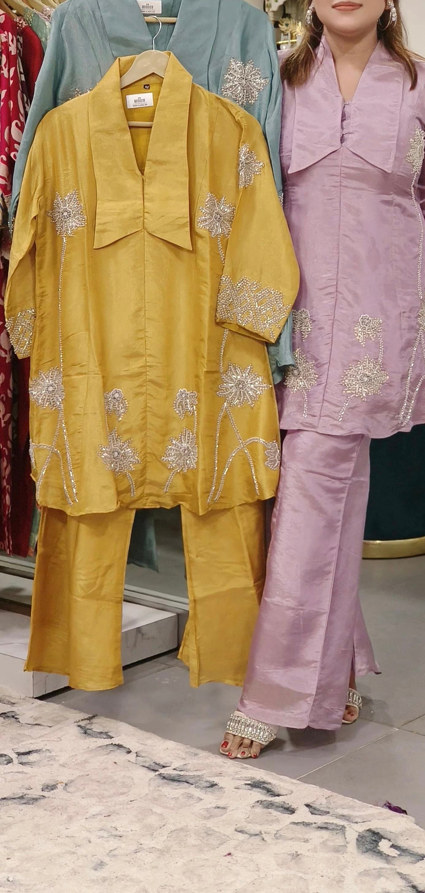 Premium tissue co ord set ( lining in top & bottom )