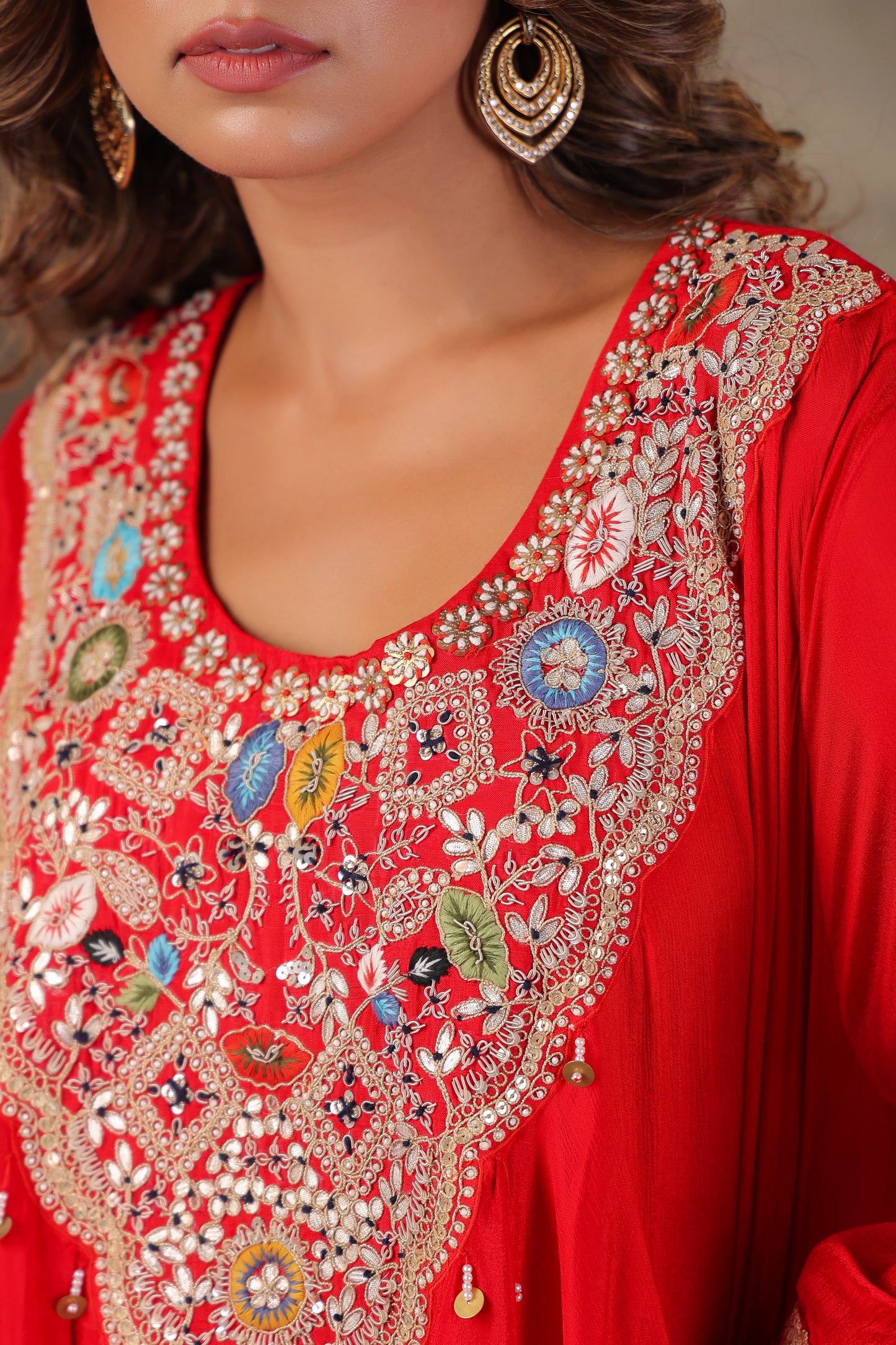 Stylish red Co ord set