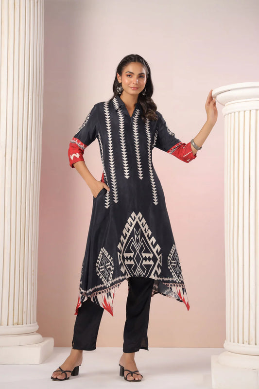 Black Indian Co ord set