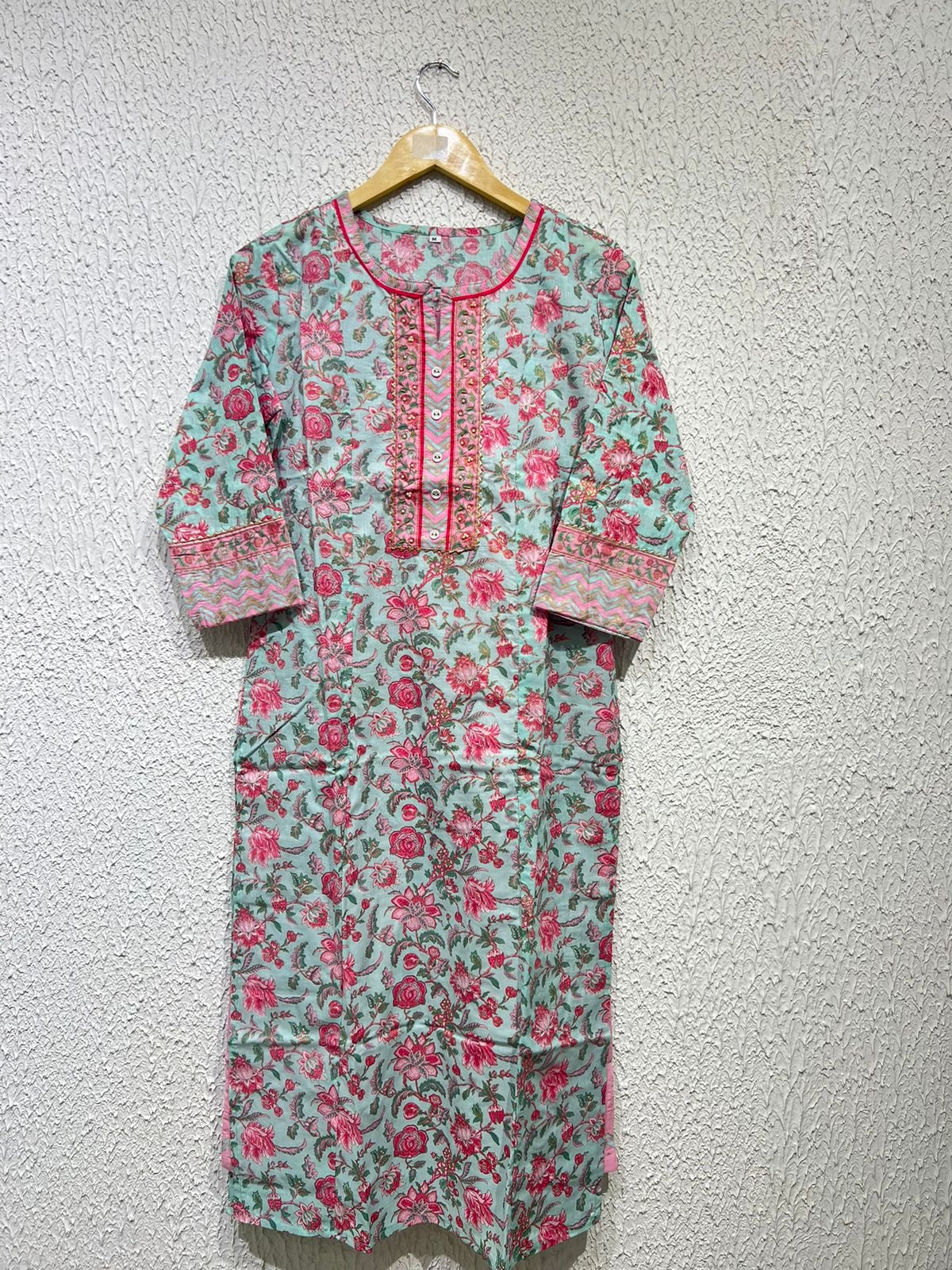 Flower Cotton kurta pant