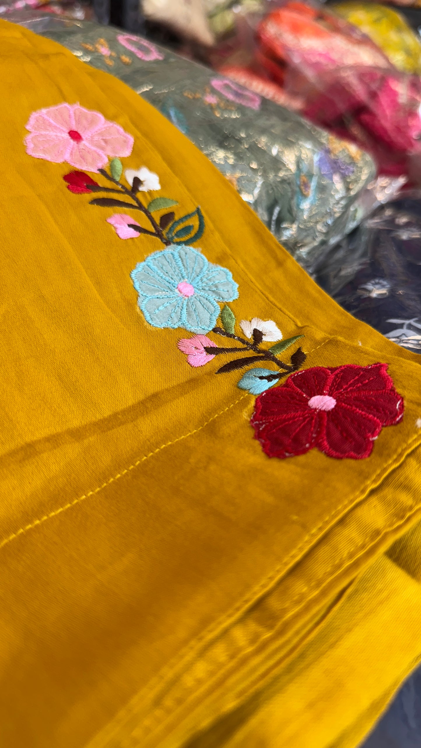 Embroidery premium silk kurta pant