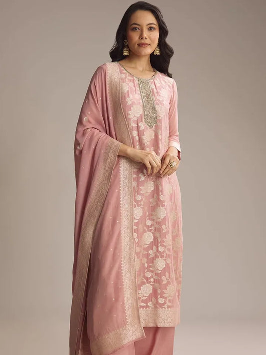Pure banaras Georgette suit